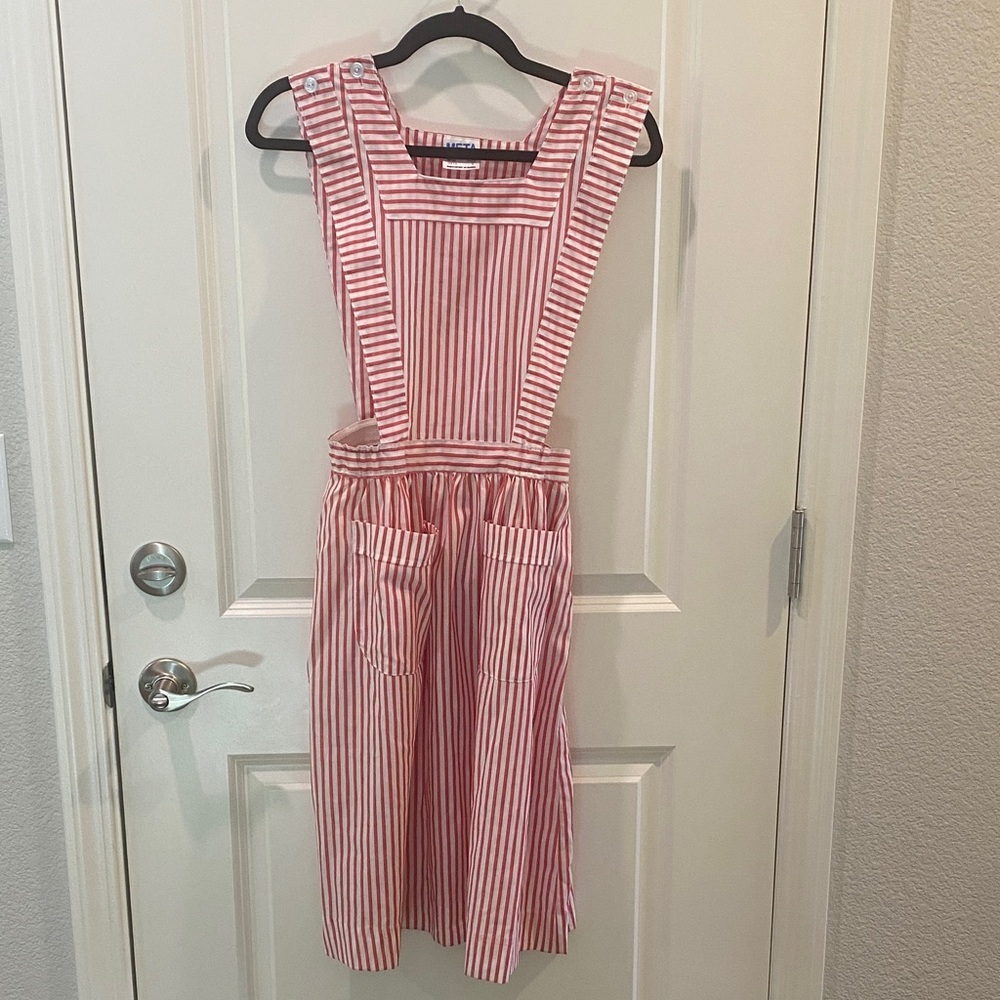 Rare Vintage META Candy Striper Volunteer Dress